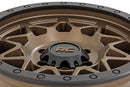 18x9 Rough Country 78 Series Bronze with Black Lip 6x135 ET-12 Wheel Rim