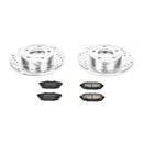PowerStop Z23 Daily Driver Carbon-Fiber Ceramic Brake Pad and Drilled & Slotted