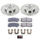 PowerStop OE Stock Replacement Low-Dust Ceramic Brake Pad and Rotor Kit