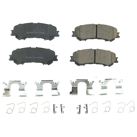 PowerStop Z17 Evolution Ceramic Brake Pads With Hardware