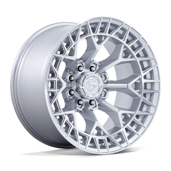 20x9 Fuel Off-Road FC873 Charger Gloss Silver W/ Machined Face 8x165.1 ET1 Wheel