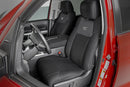 Rough Country Seat Covers Front with Console Cover For Toyota Tundra 14-21