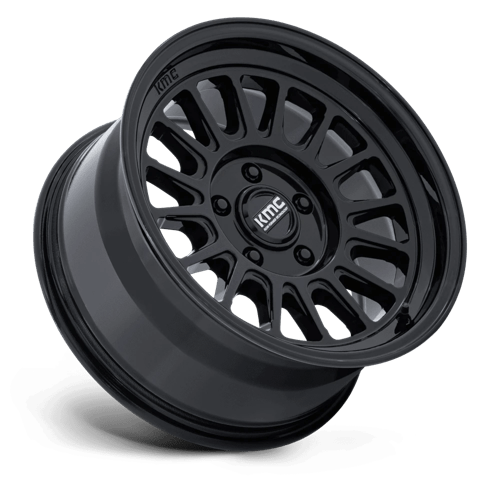 18x9 KMC KM733 Impact FFT Gloss Black 8x165.1 ET18 CB125.1 Wheel Rim