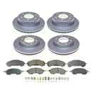 PowerStop Genuine Geomet Coated Rotor and Low-Dust Ceramic Brake Pad Kit