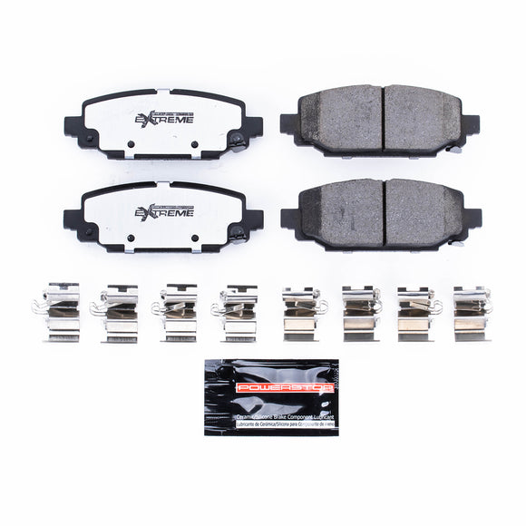 PowerStop Z36 Truck And Tow Carbon-Fiber Ceramic Brake Pads With Hardware