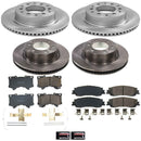 OE Stock Replacement Low-Dust Ceramic Brake Pad and Rotor Kit