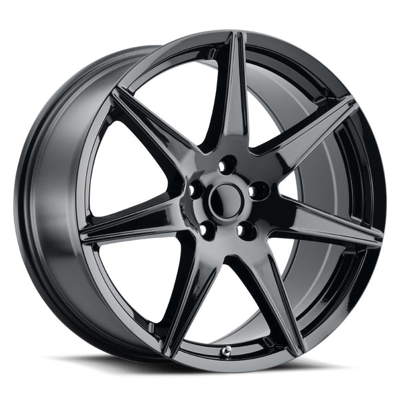 20x10.5 Replica Mustang GT500 Gloss Black 5x114.3 ET45 wheel/rim