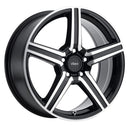 17x7.5 Voxx Como Gloss Black Mach Face 5x108/114.3 ET40 wheel/rim-1