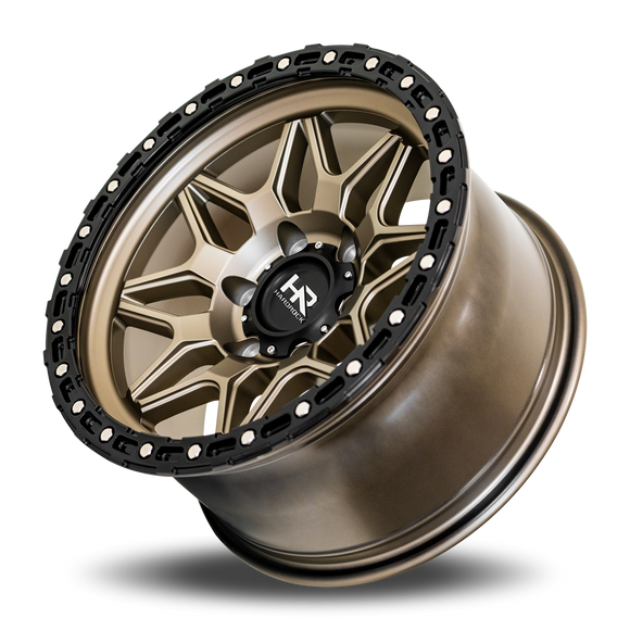 17x9 Hardrock H105 Matte Bronze-Black 6x135 ET1 wheel/rim