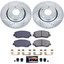 PowerStop Z23 Daily Driver Carbon-Fiber Ceramic Brake Pad and Drilled & Slotted