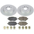 PowerStop Genuine Geomet Coated Rotor and Low-Dust Ceramic Brake Pad Kit