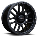 17x9 Vision 111 Nemesis Matte Black Wheel 6x139.7 ET-12 CB106.2