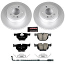 PowerStop Genuine Geomet Coated Rotor and Carbon-Fiber Ceramic Brake Pad Kit