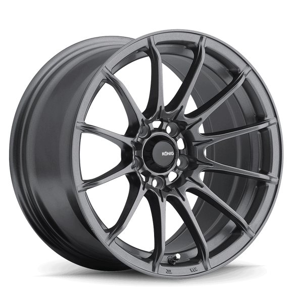 15x8 Konig Dial In Matte Grey 4x100 ET25 Wheel Rim