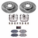 PowerStop OE Stock Replacement Low-Dust Ceramic Brake Pad, Rotor and Caliper Kit