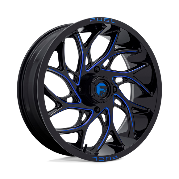 20X7 Fuel UTV D778 Runner UTV G-BLK-MILL-BLU 4X137 ET13 wheel/rim