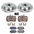 PowerStop OE Stock Replacement Low-Dust Ceramic Brake Pad, Rotor and Caliper Kit
