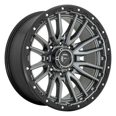 17x9 Fuel Off-Road D680 Rebel Matte Gun Metal Black Bead Ring 5x127 ET1 Wheel