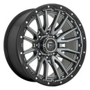 17x9 Fuel Off-Road D680 Rebel Matte Gun Metal Black Bead Ring 5x127 ET1 Wheel