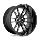 22x12 Fuel Off-Road D761 Clash Gloss Black Milled 6x139.7 ET-44 CB106.1 Wheel