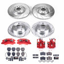 PowerStop Z23 Daily Driver Carbon-Fiber Ceramic Pads Drilled & Slotted Rotor & C