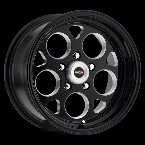 17x4.5 Vision 561 Sport Mag Black Milled Windows 5x115 ET-24 Wheel Rim