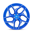 20X10.5 Niche M268 TORSIONI Anodized Blue Milled 5X112 ET40 wheel/rim