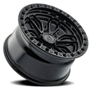 18x9 Arena Wheel Hustle Satin Black Center Glossy Black Lip 6x135 ET1 CB87.12