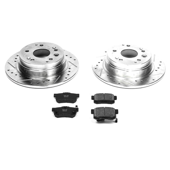 PowerStop Z23 Daily Driver Carbon-Fiber Ceramic Brake Pad and Drilled & Slotted