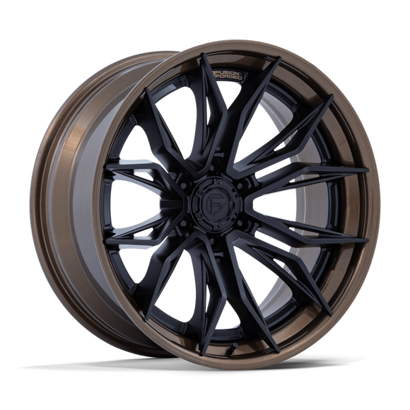 22x10 Fuel Off-Road FC404 Mutiny Matte Black Gloss Bronze Lip 6x135 ET-18 Wheel