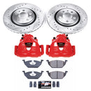 PowerStop Z23 Daily Driver Carbon-Fiber Ceramic Pads Drilled & Slotted Rotor & C