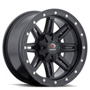 12x7 Vision 550 Five Fifty Matte Black 4x136 ET2.5 Wheel Rim