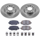 PowerStop OE Stock Replacement Low-Dust Ceramic Brake Pad and Rotor Kit