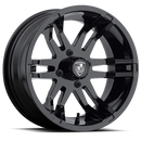 14X6.5 Fairway Alloys Flex Gloss Black Wheel/Rim 4x101.6 ET-20-1