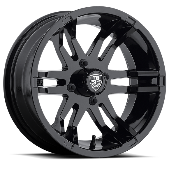 14X6.5 Fairway Alloys Flex Gloss Black Wheel/Rim 4x101.6 ET-20