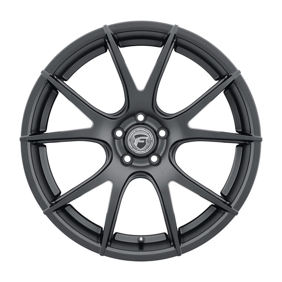 19x10 Forgestar CF5V Satin Black 5x120.65 5x4.75 ET30 Wheel Rim