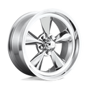 15X8 US Mag 1PC U108 Standard Polished 5X120.65 5X4.75 ET1 Wheel Rim-2