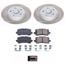 PowerStop Semi-Coated Rotor and Low-Dust Ceramic Brake Pad Kit