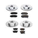 PowerStop Z23 Daily Driver Carbon-Fiber Ceramic Brake Pad and Drilled & Slotted