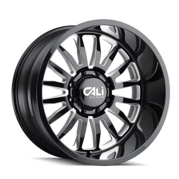 24X14 Cali Off-Road Summit Black-Gloss Wheel/Rim 8x165.1 ET-76