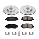 PowerStop Z23 Daily Driver Carbon-Fiber Ceramic Brake Pad and Drilled & Slotted