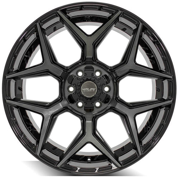 4Play Gen3 4P06 22x10 Black Brushed Face Tinted Wheel 6x135 ET-18 CB106.1