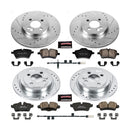 PowerStop Z23 Daily Driver Carbon-Fiber Ceramic Brake Pad and Drilled & Slotted