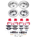 PowerStop Z23 Daily Driver Carbon-Fiber Ceramic Pads Drilled & Slotted Rotor & C