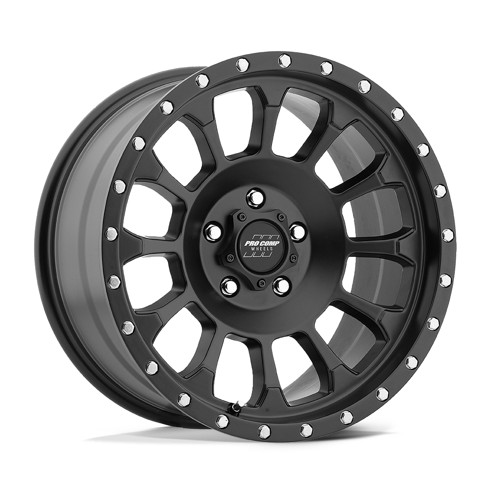 20X9 Pro Comp PA34 Rockwell Satin Black 6X139.7 6X5.5 ET0 Wheel