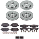 PowerStop OE Stock Replacement Low-Dust Ceramic Brake Pad and Rotor Kit