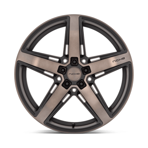 20X11 Niche 1PC M271 Teramo Black 5X115 ET20 Wheel Rim