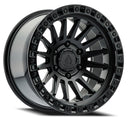20x9 Arena Wheel Mesa Satin Black Center Glossy Black Lip 6x139.7 ET0 CB106.1