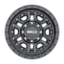 20x9 WELD Off-Road Crux Satin Black 8x170 ET0 CB125.1 Wheel Rim-3