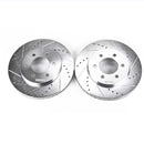 PowerStop Evolution Drilled Slotted Rotors Pair Front For Ford Expedition